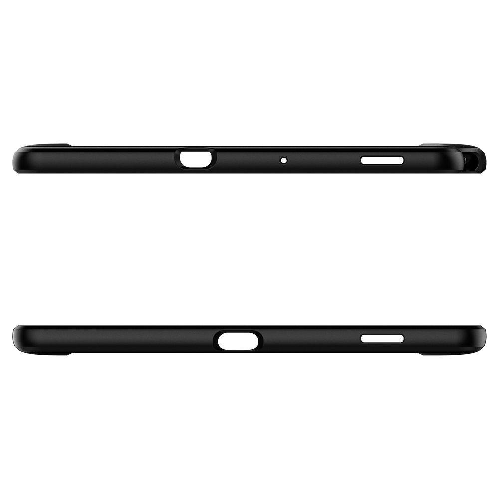 Husa Antisoc Spigen Rugged Armor pentru Samsung Galaxy Tab S6 Lite 10.4" P610 / P615, Pencil Holder, Negru