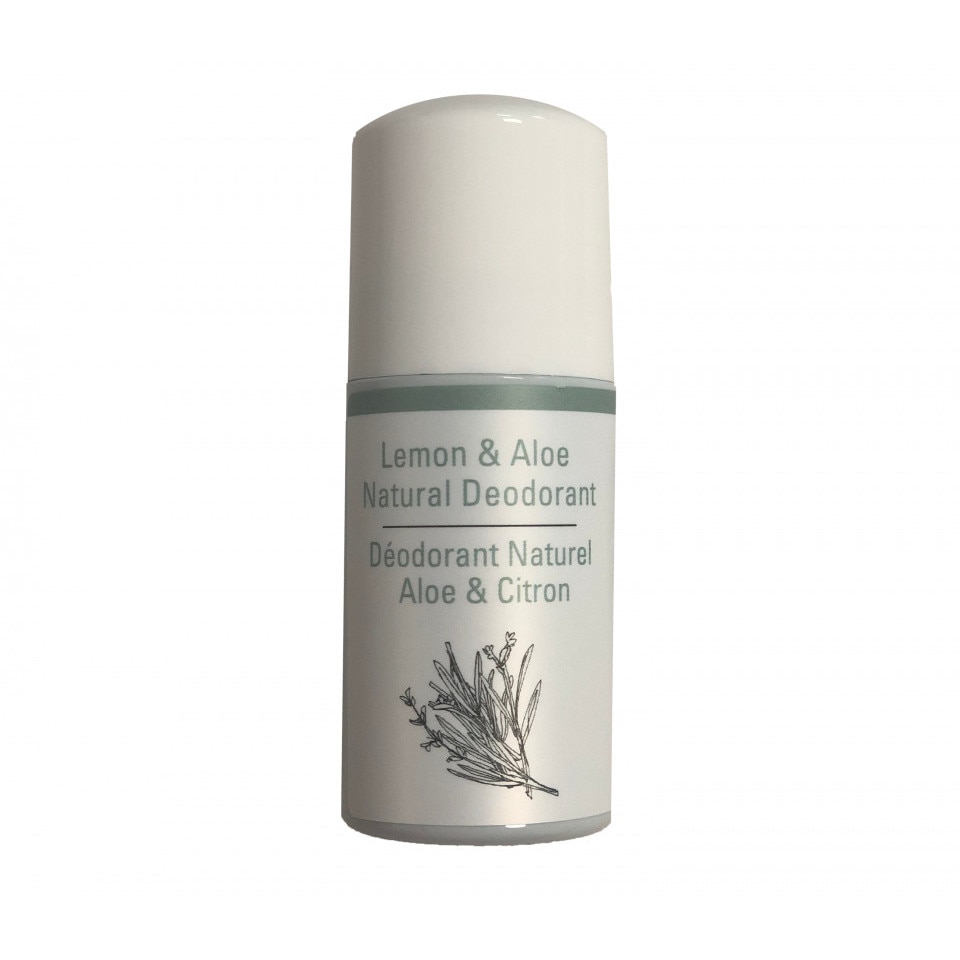 Deodorant roll on 100% natural Odylique, cu lamaie si aloe, 50 ml