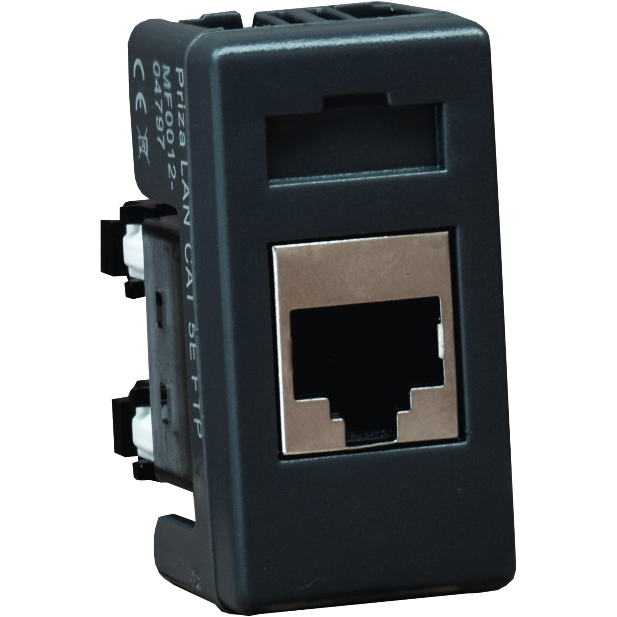 Priza modulara LAN cat 5E-FTP negru Stil Premium Comtec