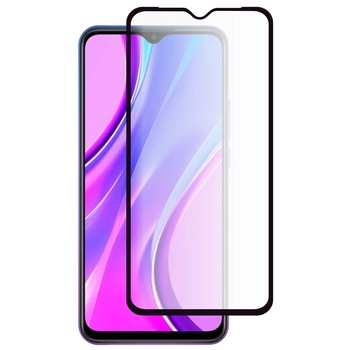 Folie Sticla Premium pentru Xiaomi Redmi 9, 5D, Full Glue, Negru Folie Sticla Premium pentru Xiaomi Redmi 9, 5D, Full Glue, Negru
