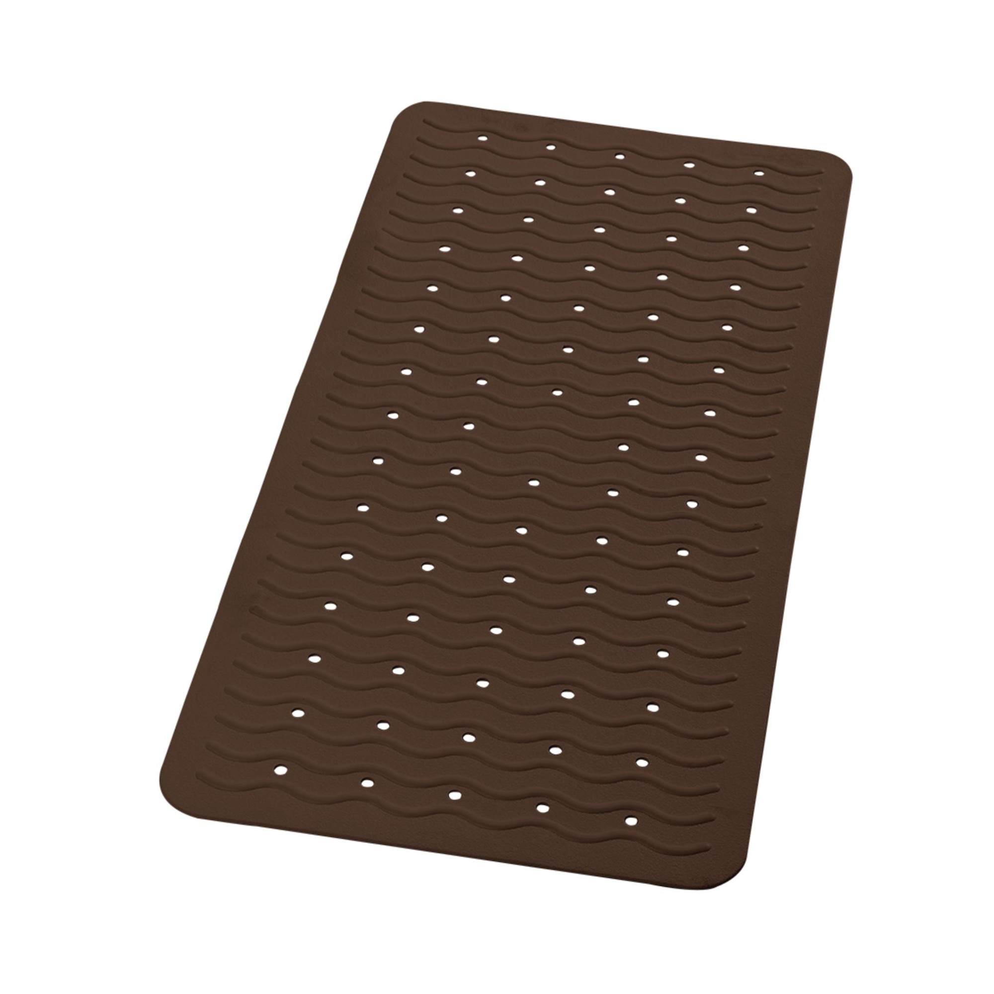 Covoras antiderapant dreptunghiular pentru cada Ridder Playa maro 38x80cm