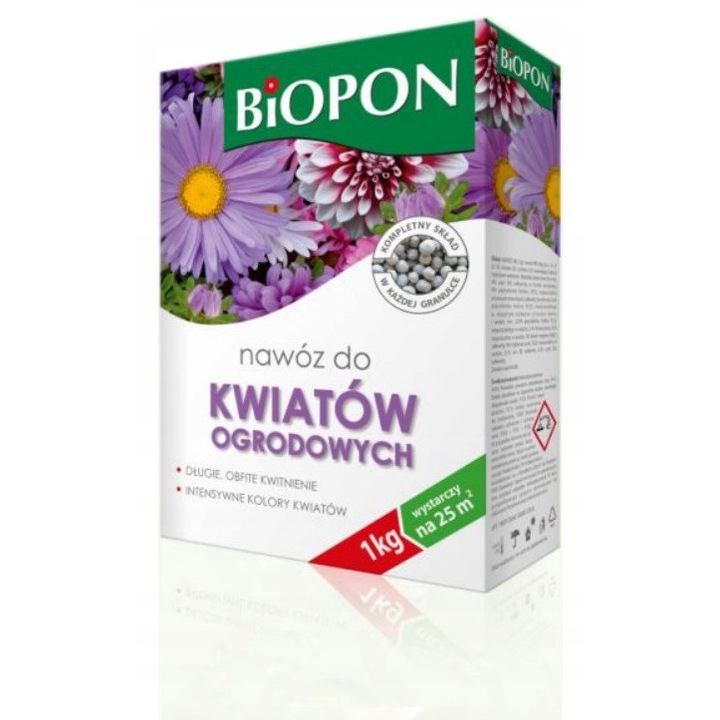 Ingrasamant granulat pentru flori de gradina 1 kg