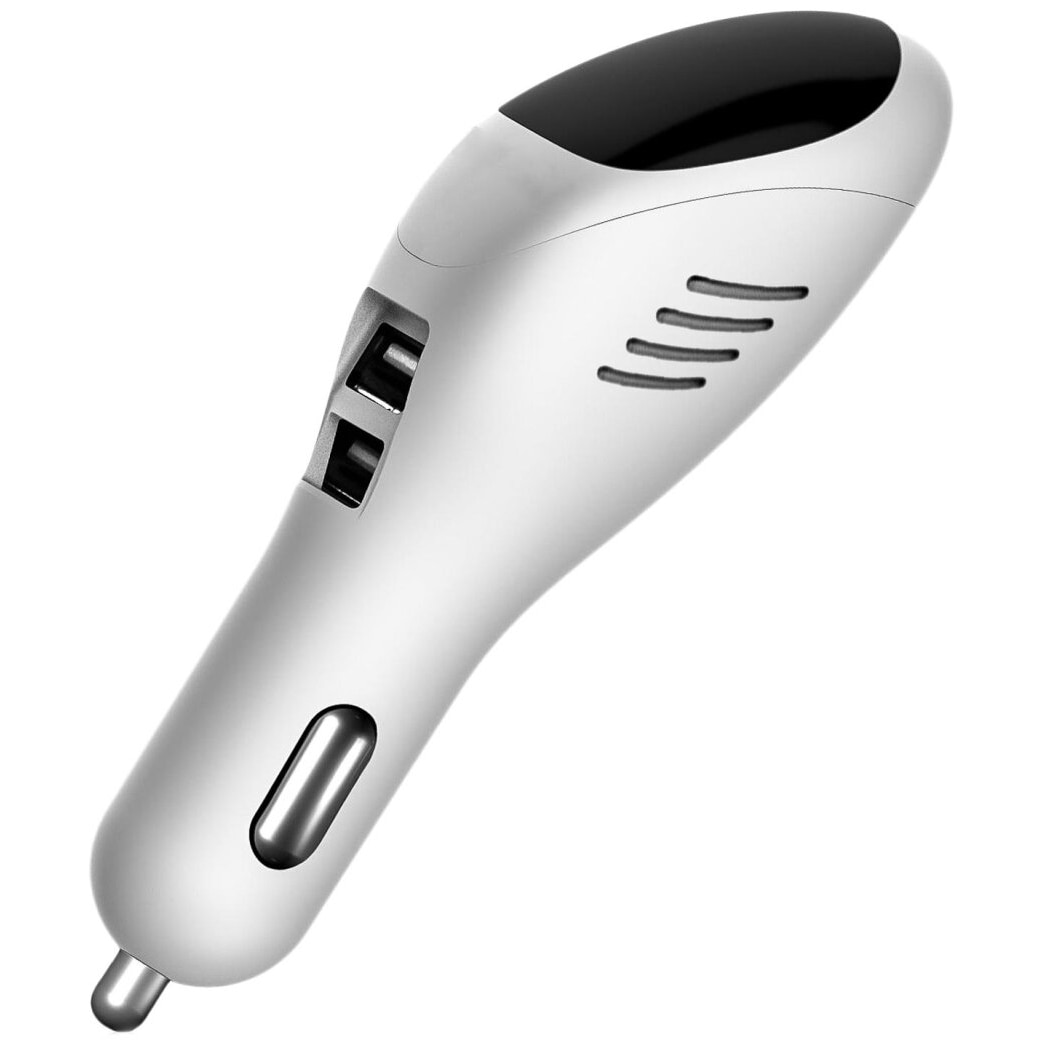 Purificator aer cu incarcator 2 x USB RoGroup, 12V-24V