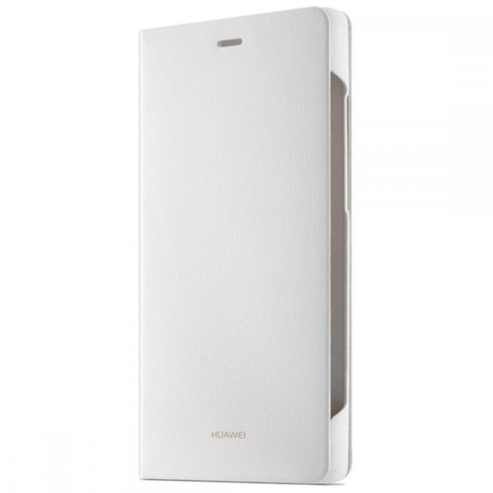 Husa de protectie Huawei Flip Cover pentru P8, Alb