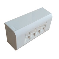 priza 4 porturi vocedate cat6a 10gb 500mhz lankatt ecranata 4 x rj45 - 80x148 ftpstp modulara autosertizare toolless echipata pt montaj aparent apllicat - 10 gigabit 500mhz imagen 49_0_
0