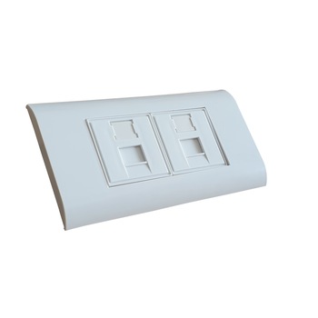 Priza 2 porturi voce/date cat5e LanKATT ecranata 2 x RJ45 - 80x148, dubla, FTP/STP, modulara, echipata, montaj ingropat (sub tencuiala) Priza 2 porturi voce/date cat5e LanKATT ecranata 2 x RJ45 - 80x148, dubla, FTP/STP, modulara, echipata, montaj ingropat (sub tencuiala)