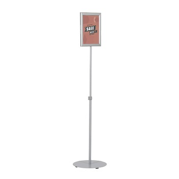 Menuboard format A3 cu picior telescopic, rama slide-in si afisare dubla fata Menuboard format A3 cu picior telescopic, rama slide-in si afisare dubla fata