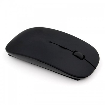 Mouse optic wireless, ultra slim, ergonomic, pentru PC sau Laptop, Negru, BBL1703 Mouse optic wireless, ultra slim, ergonomic, pentru PC sau Laptop, Negru, BBL1703