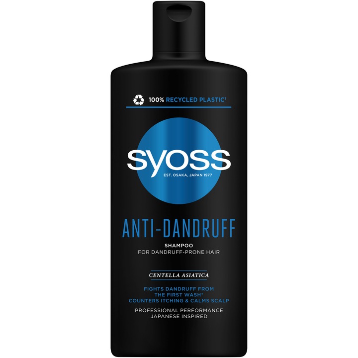 Sampon Syoss anti-dandruff, pentru par predispus la matreata, 440 ml