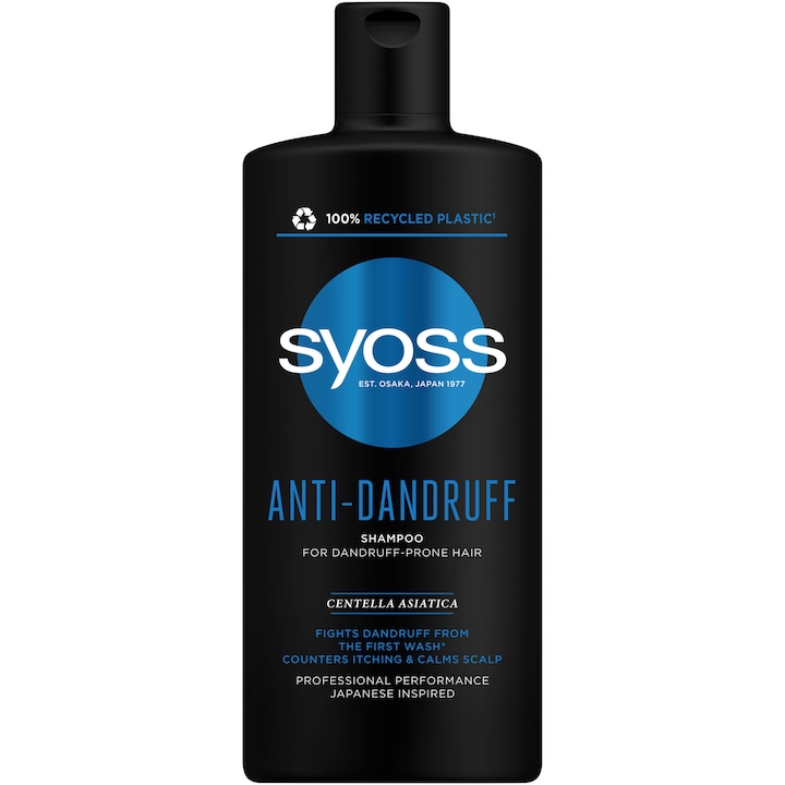 Sampon Syoss anti-dandruff, pentru par predispus la matreata, 440 ml