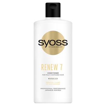 Balsam Syoss Renew 7 pentru par deteriorat, 440 ml Balsam Syoss Renew 7 pentru par deteriorat, 440 ml