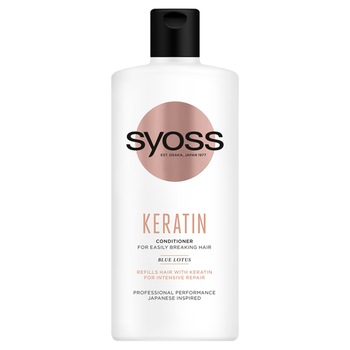 Balsam Syoss Keratin Hair Perfection, pentru par uscat, 440 ml Balsam Syoss Keratin Hair Perfection, pentru par uscat, 440 ml
