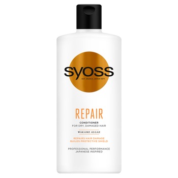 Balsam Syoss Repair Therapy pentru par deteriorat, 440 ml Balsam Syoss Repair Therapy pentru par deteriorat, 440 ml