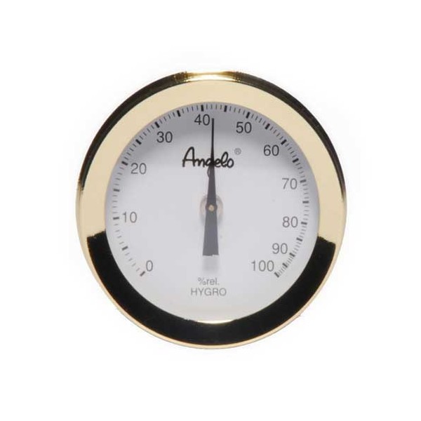 Higrometru analogic Angelo pentru trabucuri, diametru 50 mm