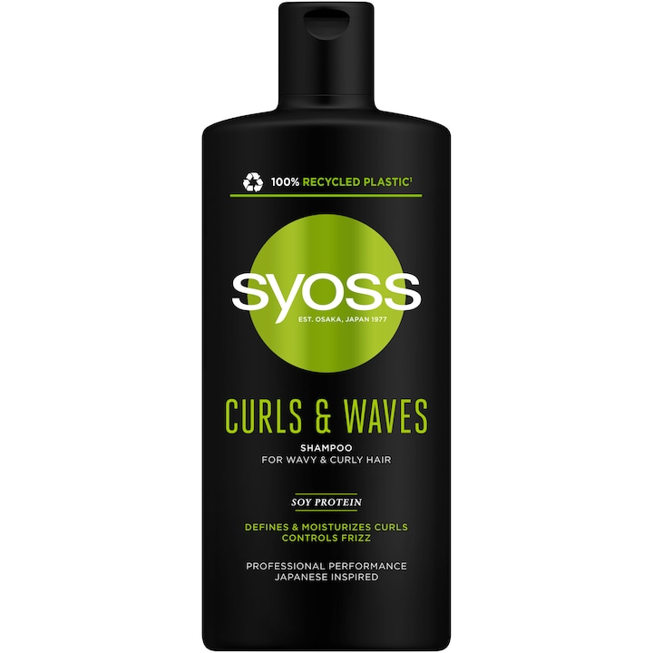 Sampon Syoss Curls&Waves pentru par ondulat, 440 ml
