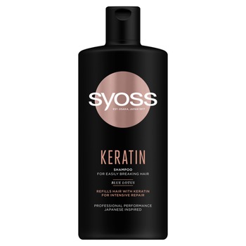 Sampon Syoss Keratin Hair Perfection pentru par uscat, 440 ml Sampon Syoss Keratin Hair Perfection pentru par uscat, 440 ml