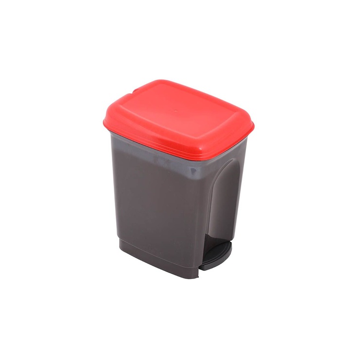 CARO 17 l-es, pedálos szemetes, piros