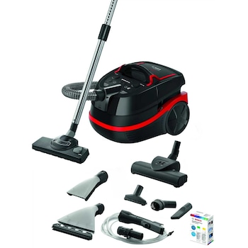 Aspirator cu spalare Bosch BWD421POW, 2.5 L, Curatare umeda si uscata, Filtru Hepa, Perie Turbo, 2100 W Aspirator cu spalare Bosch BWD421POW, 2.5 L, Curatare umeda si uscata, Filtru Hepa, Perie Turbo, 2100 W