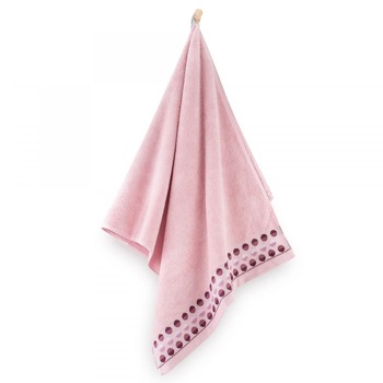 Prosop baie ZEN-2 Zwoltex, 70x140, 100% bumbac egiptean, Roz deschis Prosop baie ZEN-2 Zwoltex, 70x140, 100% bumbac egiptean, Roz deschis