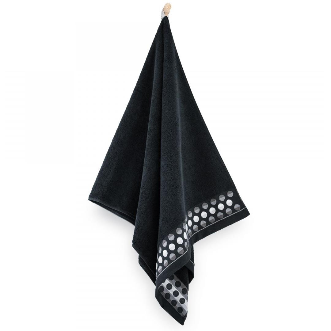 Prosop baie ZEN-2 Zwoltex, 70x140, 100% bumbac egiptean, Negru