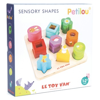 Jucarie sortare din lemn Le Toy Van - Forme senzoriale Jucarie sortare din lemn Le Toy Van - Forme senzoriale