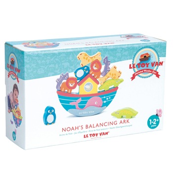 Set 10 jucarii din lemn Le Toy Van - Arca lui Noe in echilibru Set 10 jucarii din lemn Le Toy Van - Arca lui Noe in echilibru
