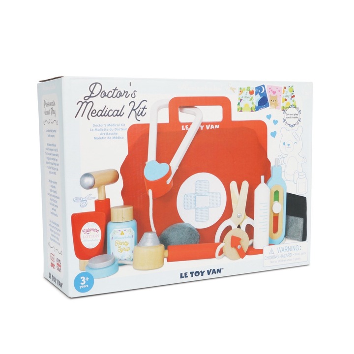 Set de joaca din lemn Le Toy Van - Trusa de doctor