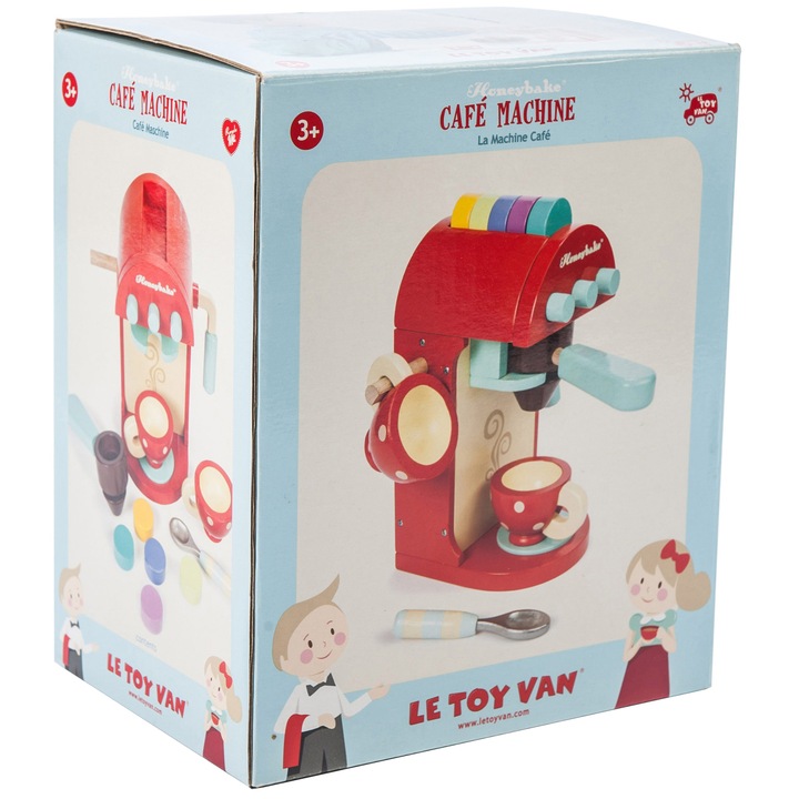 Set de joaca din lemn Le Toy Van - Expresor de cafea
