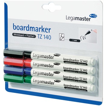 Marker pentru tabla Legamaster TZ140 vf rotund 1mm 4 buc Marker pentru tabla Legamaster TZ140 vf rotund 1mm 4 buc