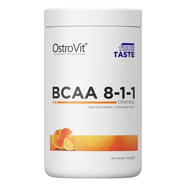 Supliment alimentar, OstroVit Supreme Pure BCAA 8-1-1 (3200 mg) - 400 g (80 doze)