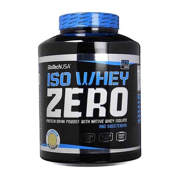 Supliment nutritiv pentru cresterea masei musculare Iso Whey Zero, aroma Coconut, Biotech, 2270 g Supliment nutritiv pentru cresterea masei musculare Iso Whey Zero, aroma Coconut, Biotech, 2270 g