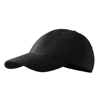Sapca unisex, 100% Bumbac, 6 panele, negru Sapca unisex, 100% Bumbac, 6 panele, negru