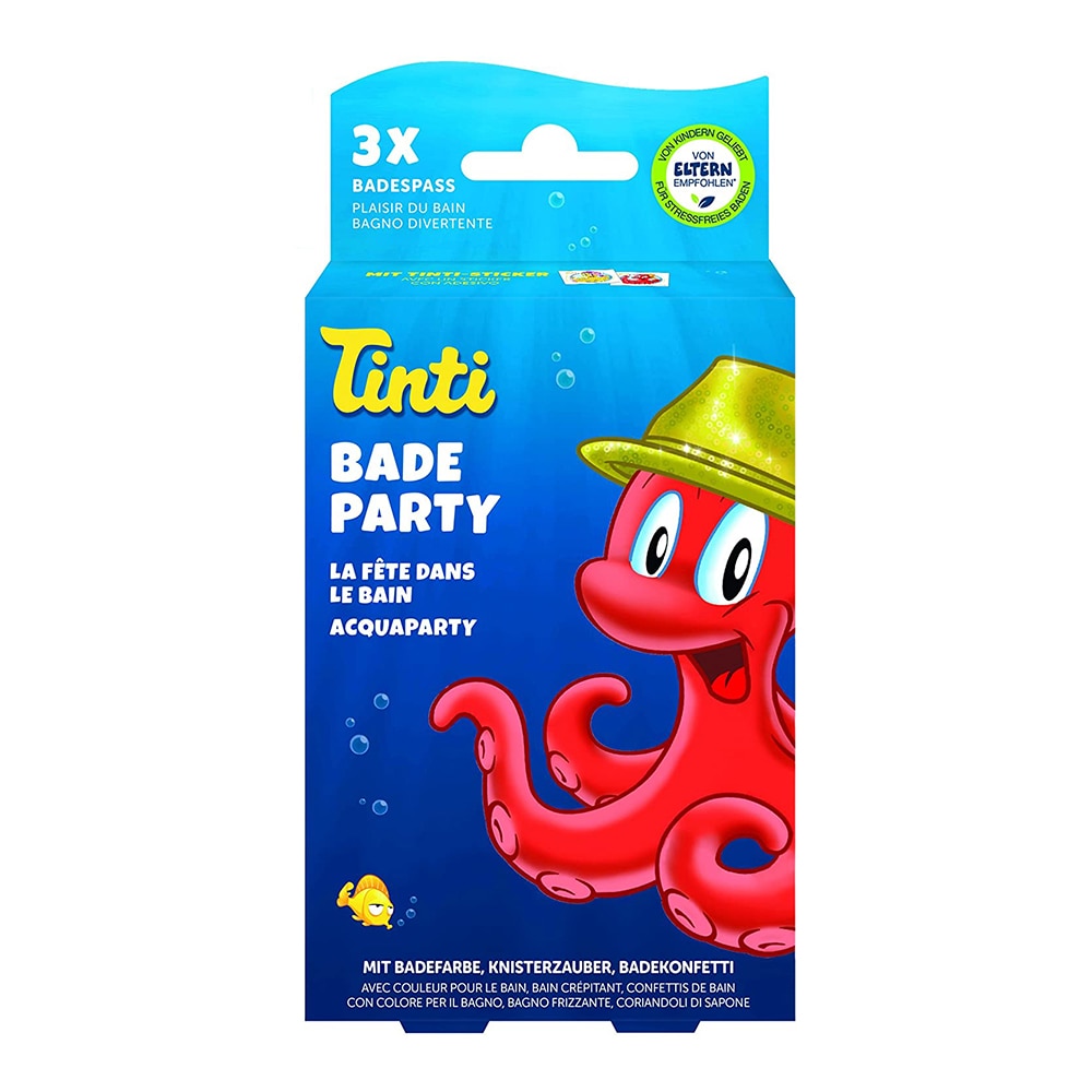 Set Party Tinti cu tableta colorare apa, confetti si pocnitori pentru cada