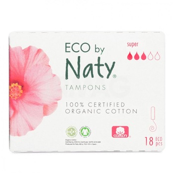 Tampoane Super, Naty, 18 bucati Tampoane Super, Naty, 18 bucati