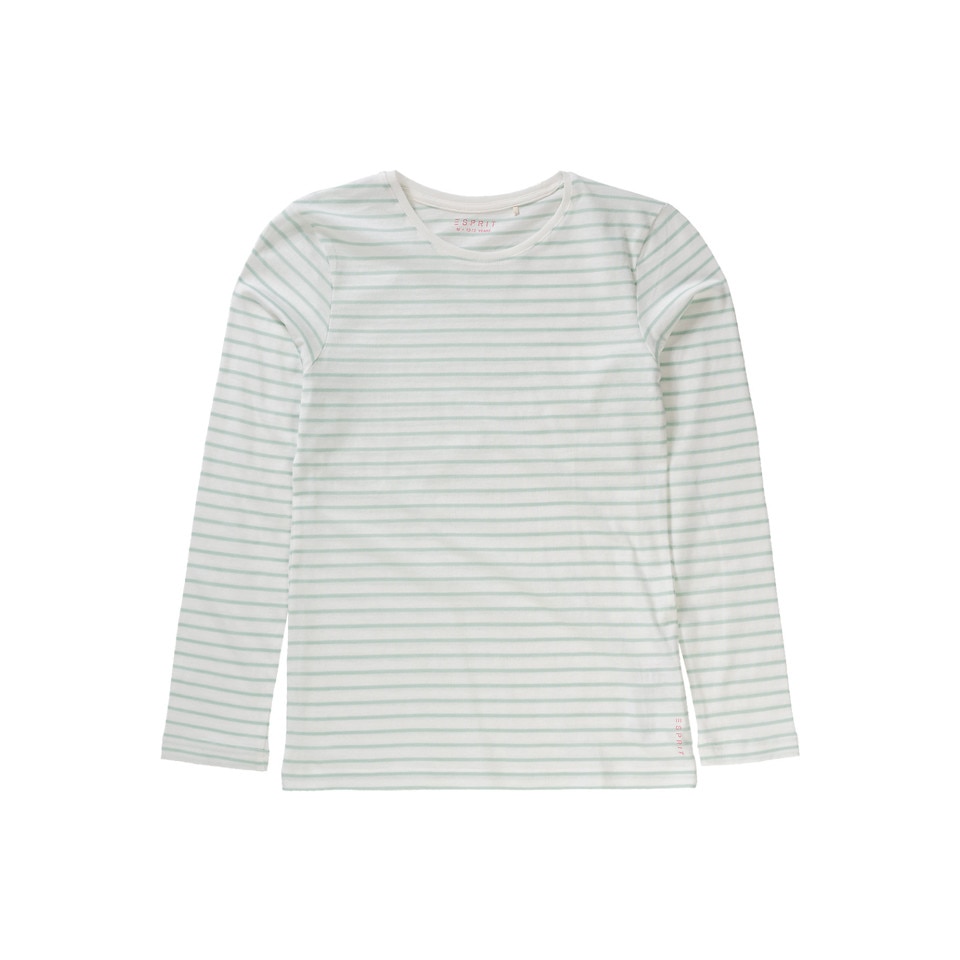 Bluza fete Esprit, alb, marimea L - 14 ani, cu dungi