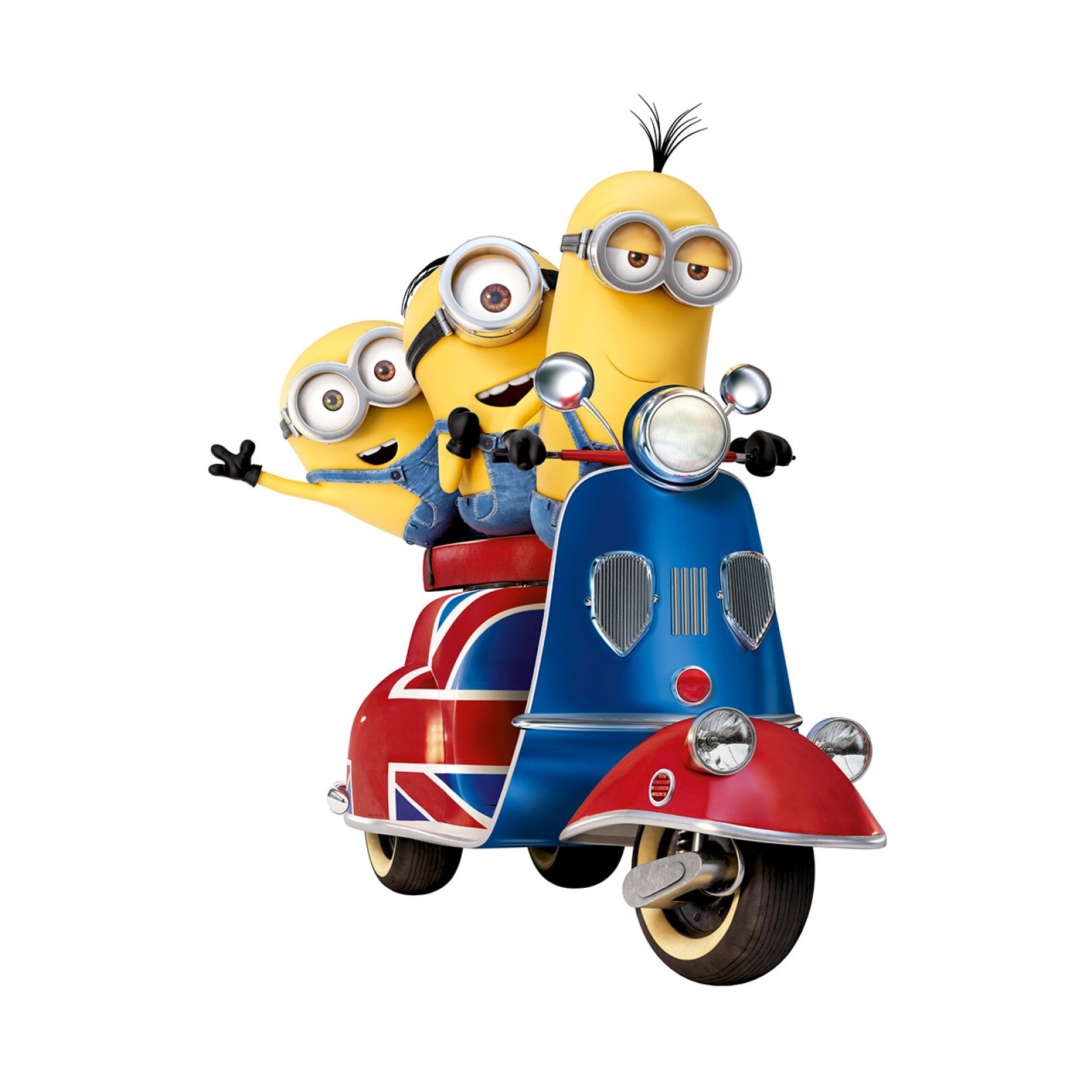 Sticker pentru perete Minioni Scuter