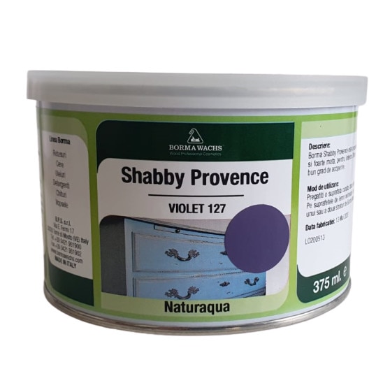 Vopsea de creta vintage Shabby, Borma Wachs, VIOLET, 0,375 kg