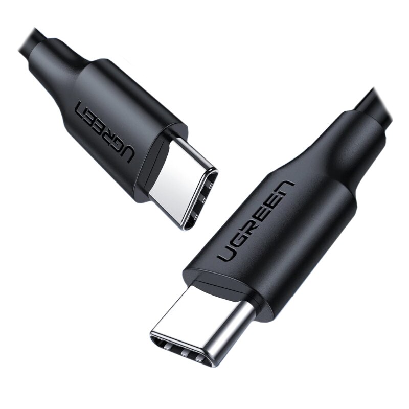 Cablu de date/ Incarcare UGREEN, USB-C PD, 60W, 1m, Negru