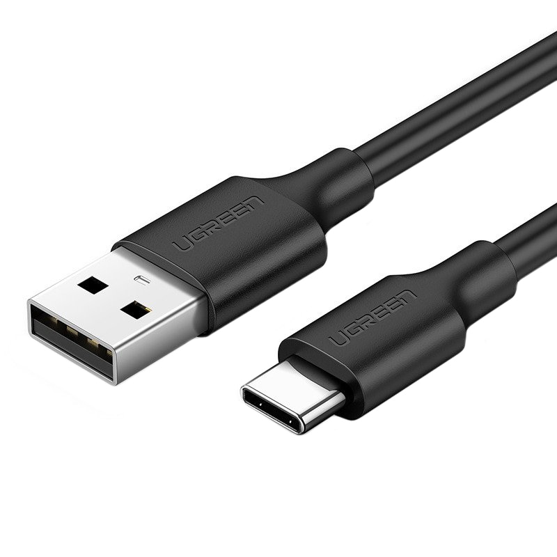 Cablu de date/Incarcare UGREEN, USB-C, 1m, Negru