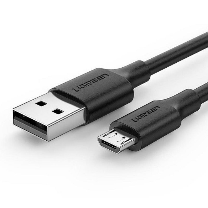 UGREEN USB-Mikro USB kábel QC 3.0 2.4A 0.25m , fekete
