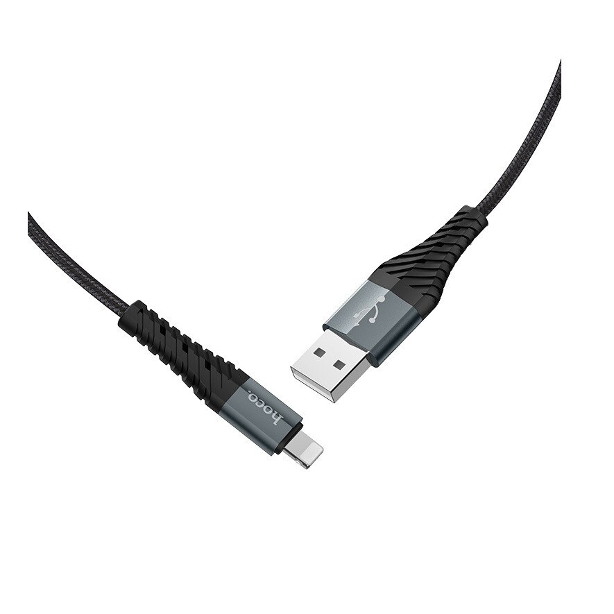 Cablu de date Hoco MicroUSB, X38 Fast Charging, 1m, 2.4A, Negru
