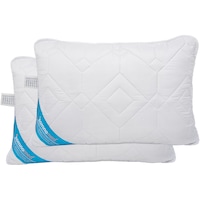 Set 2 perne Somnomed Somnart, 50x70x21 cm, Antimicrobiana si Antifungica, lavabile la 95°C