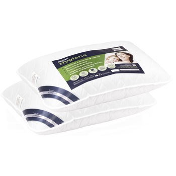 Set 2 perne Hygiena Somnart, 50x70 cm, Antistatizanta, Hidrofilica, lavabile la 95°C Set 2 perne Hygiena Somnart, 50x70 cm, Antistatizanta, Hidrofilica, lavabile la 95°C