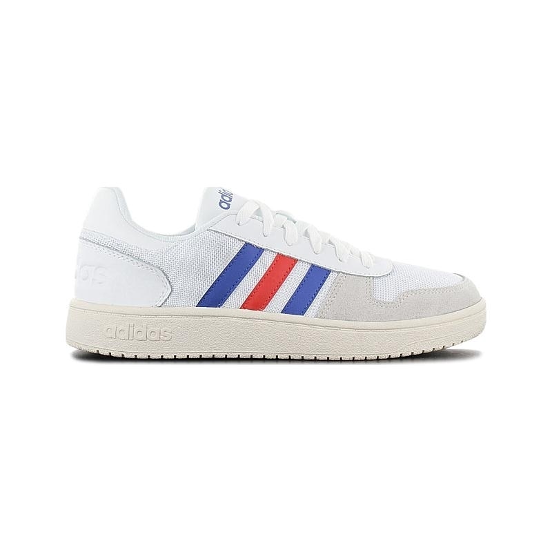 Pantofi sport barbati adidas Hoops 2.0 FW8250, Alb, Alb