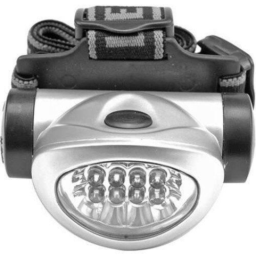 Lanterna LED reincarcabila Well, 8 led, Aluminiu, GRD88670