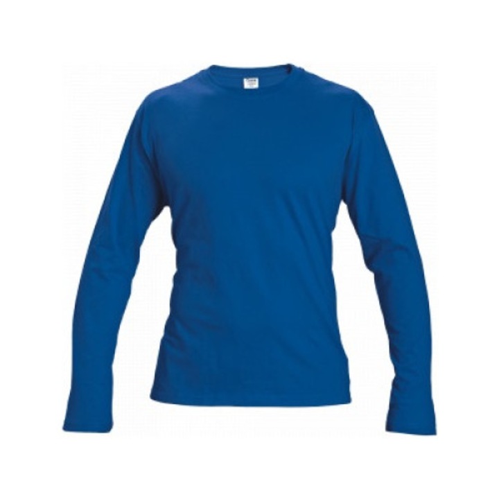 Tricou maneca lunga, Cerva, CAMBON albastru royal, masura XXL