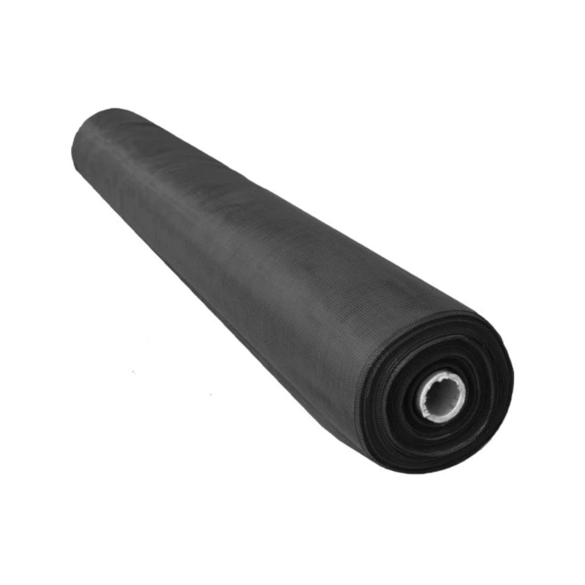 Plasa de tantari cu vanzare la metru, croibila, dimensiuni 100 cm x 30 m, Negru