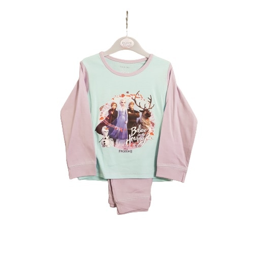 Pijama fete, Disney, Frozen 2, lila/verde