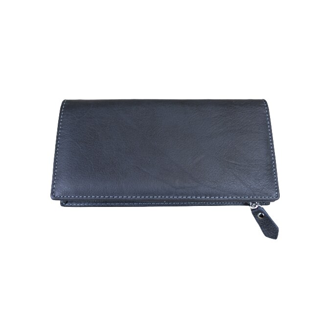 Portofel dama, din piele naturala, Hassion, Model B01 Gray