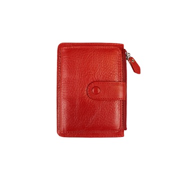 Portofel dama, din piele naturala, Hassion, Model B13 Red Portofel dama, din piele naturala, Hassion, Model B13 Red